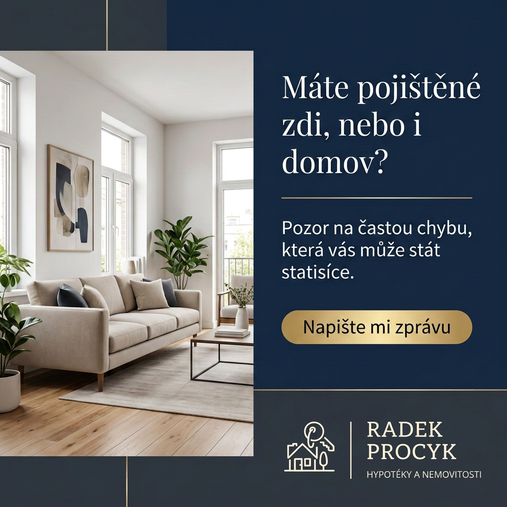 Máte pojištěné zdi nebo i domov? Rozdíl vás může stát statisíce